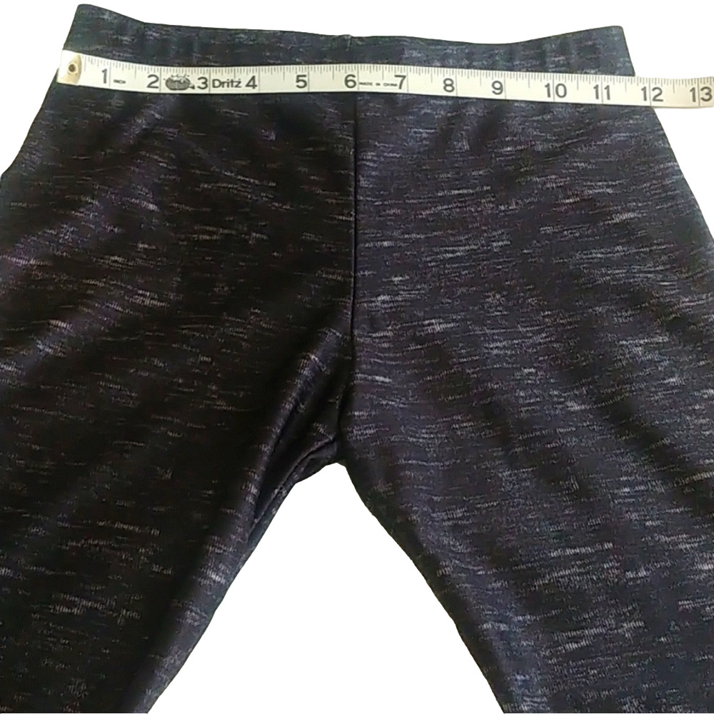 Terez Starry Eyed Skull Leggings Black Heathered Gothic Punk Rock XL (Fits XS/S) - Picture 6 of 13